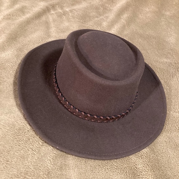 NWOT Vintage Broner 100% Wool Fedora Size L main image 6